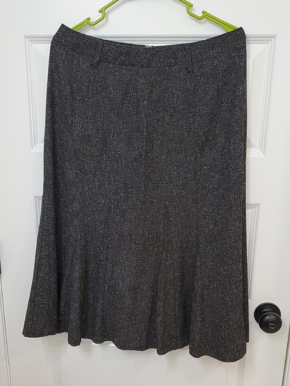 East 5th Charcoal A-Line Skirt